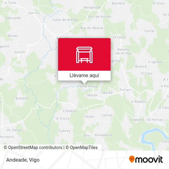 Mapa Andeade