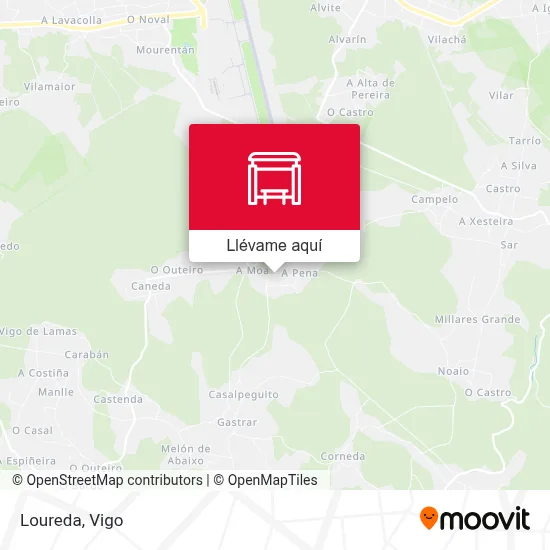 Mapa Loureda