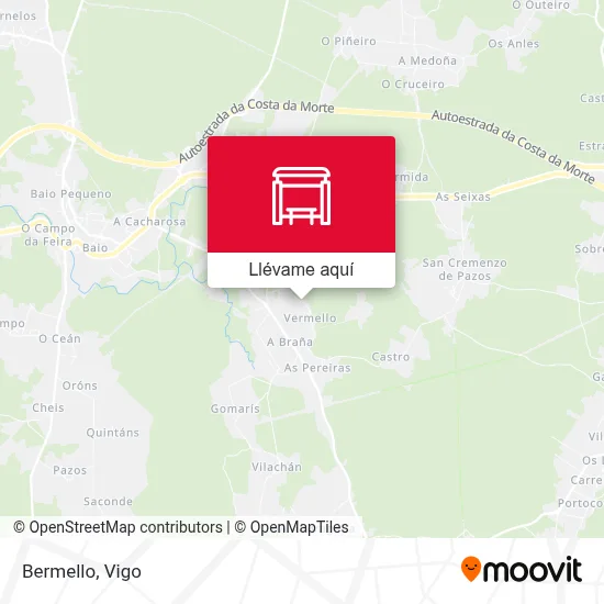 Mapa Bermello