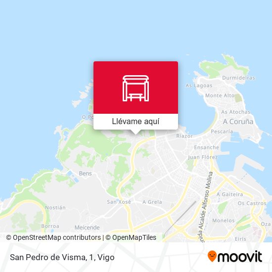 Mapa San Pedro de Visma, 1