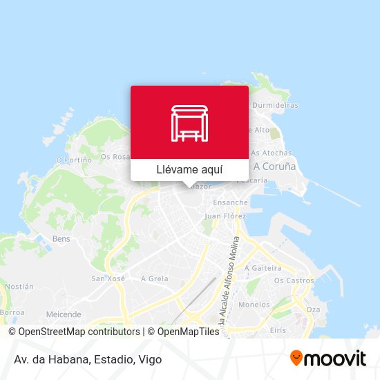 Mapa Av. da Habana, Estadio