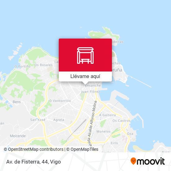 Mapa Av. de Fisterra, 44