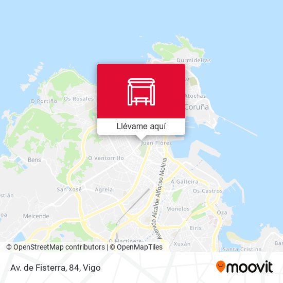 Mapa Av. de Fisterra, 84