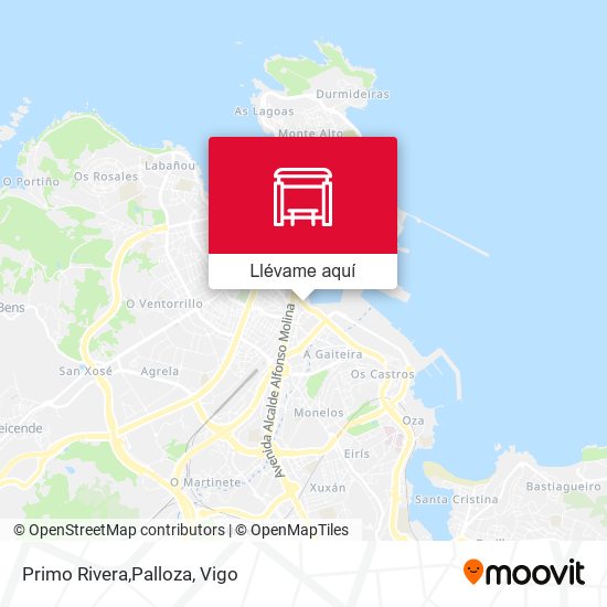 Mapa Primo Rivera,Palloza