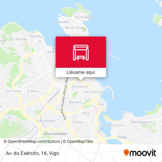 Mapa Av. do Exército, 16