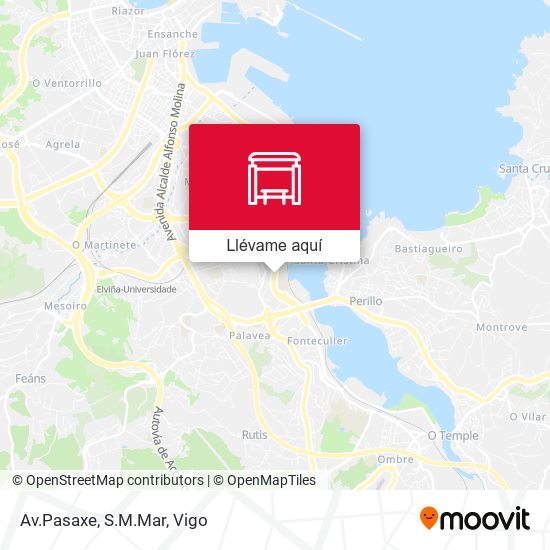 Mapa Av.Pasaxe, S.M.Mar