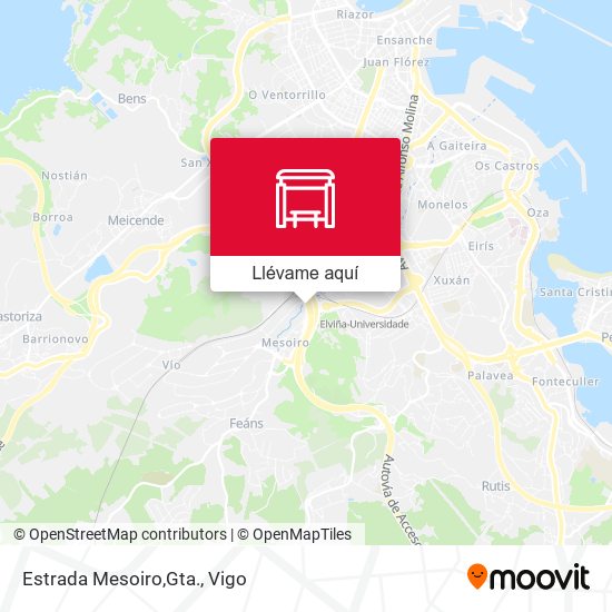 Mapa Estrada Mesoiro,Gta.
