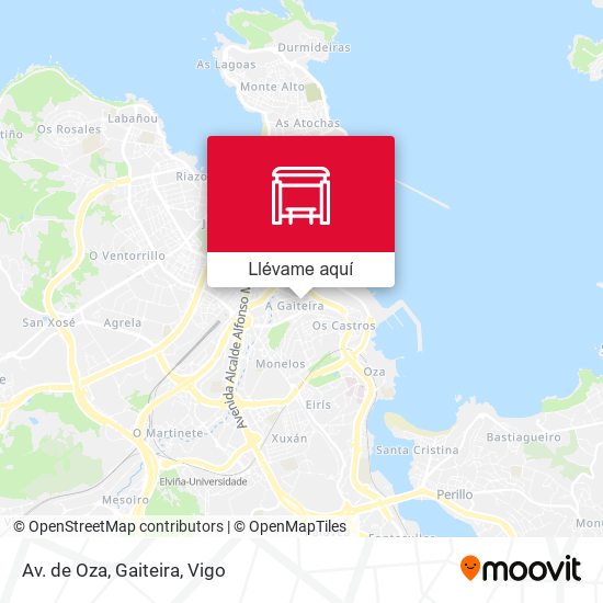 Mapa Av. de Oza, Gaiteira