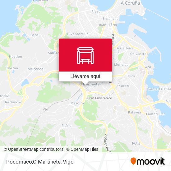 Mapa Pocomaco,O Martinete