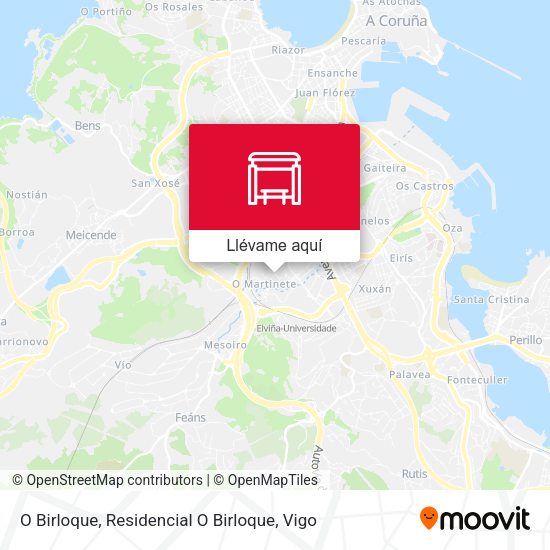 Mapa O Birloque, Residencial O Birloque