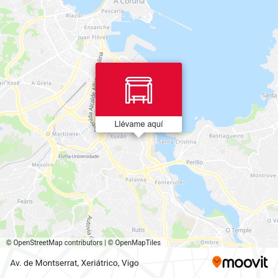 Mapa Av. de Montserrat, Xeriátrico