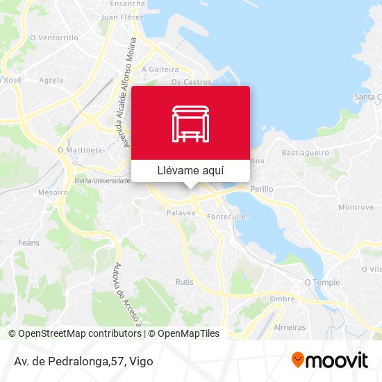 Mapa Av. de Pedralonga,57