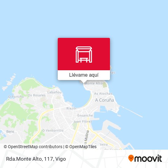 Mapa Rda.Monte Alto, 117