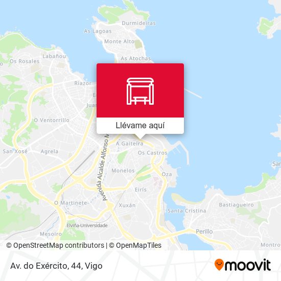 Mapa Av. do Exército, 44