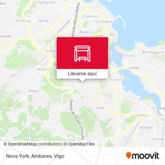 Mapa Nova York, Amberes