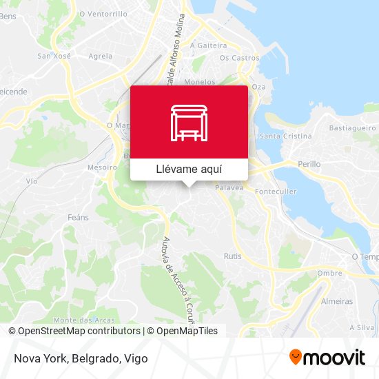 Mapa Nova York, Belgrado