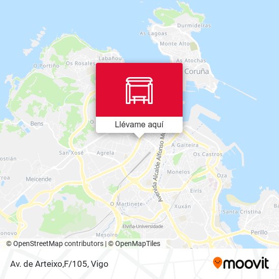 Mapa Av. de Arteixo,F/105