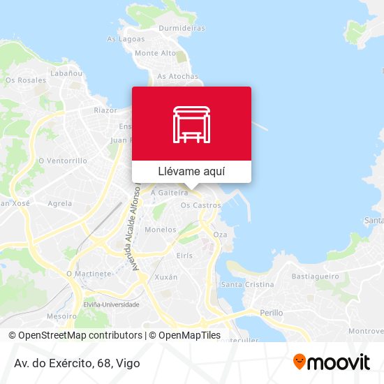 Mapa Av. do Exército, 68