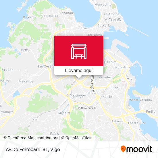 Mapa Av.Do Ferrocarril,81
