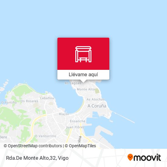 Mapa Rda.De Monte Alto,32