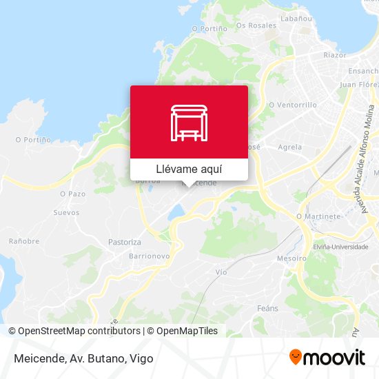 Mapa Meicende, Av. Butano