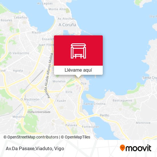 Mapa Av.Da Pasaxe,Viaduto