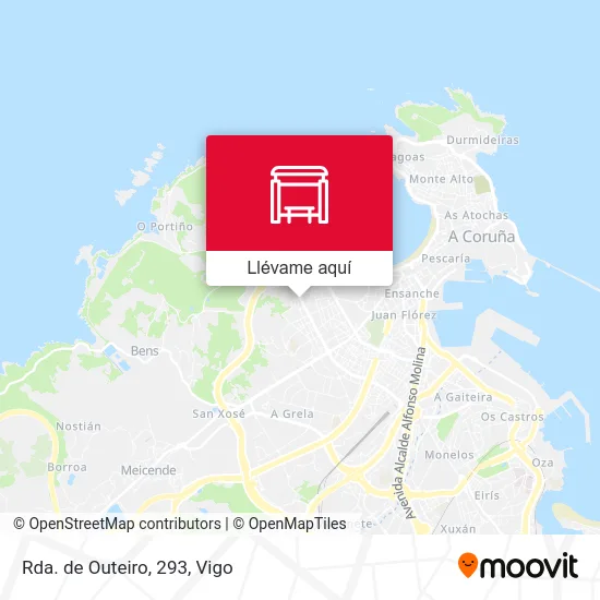 Mapa Rda. de Outeiro, 293