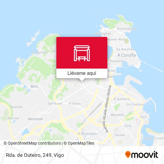 Mapa Rda. de Outeiro, 249