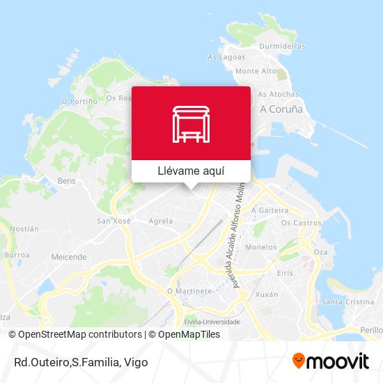 Mapa Rd.Outeiro,S.Familia