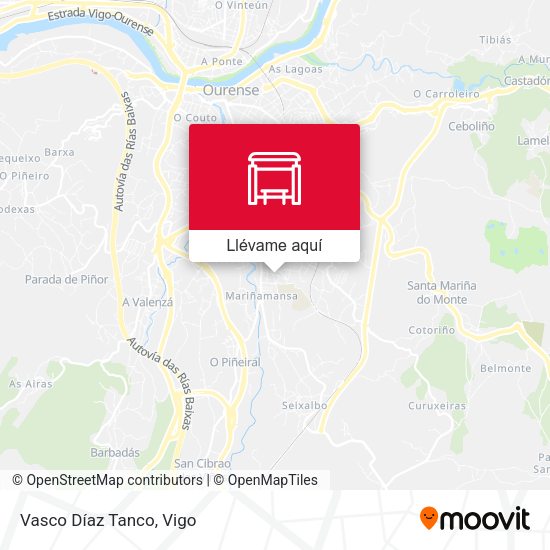 Mapa Vasco Díaz Tanco