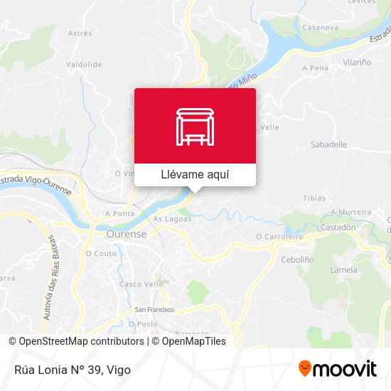 Mapa Rúa Lonia Nº 39