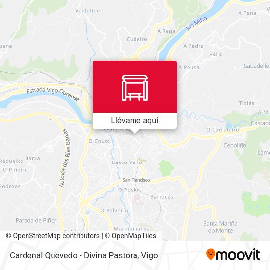 Mapa Cardenal Quevedo - Divina Pastora