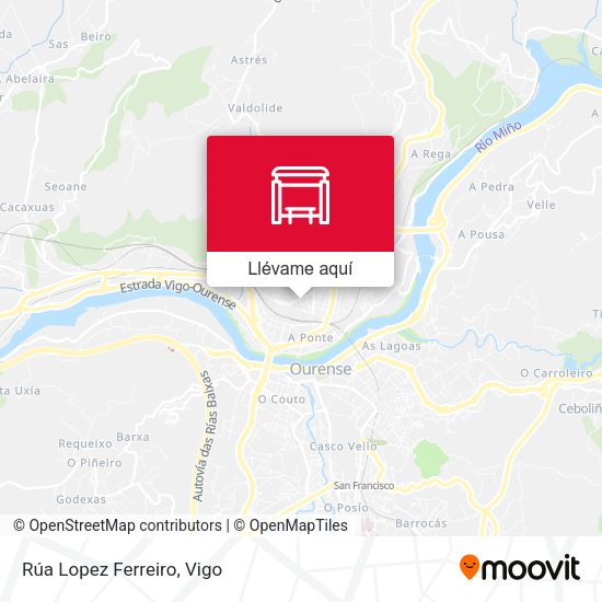 Mapa Rúa Lopez Ferreiro