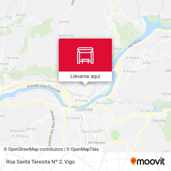 Mapa Rúa Santa Teresita Nº 2