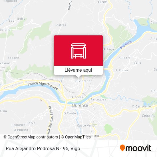 Mapa Rua Alejandro Pedrosa Nº 95
