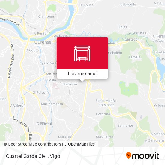 Mapa Cuartel Garda Civil