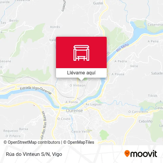 Mapa Rúa do Vinteun S/N