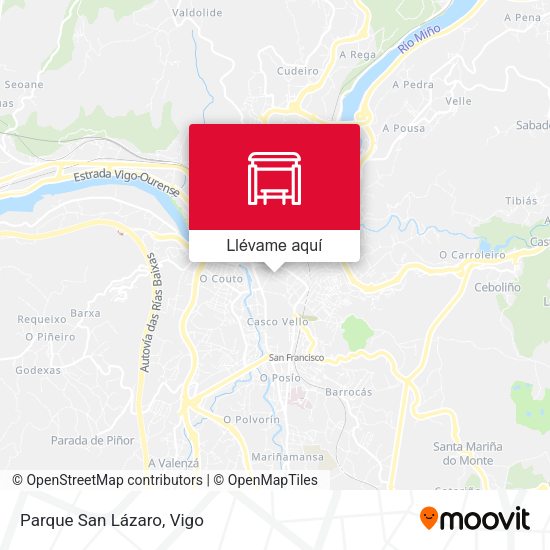 Mapa Parque San Lázaro