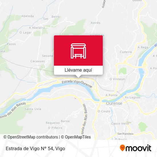 Mapa Estrada de Vigo Nº 54