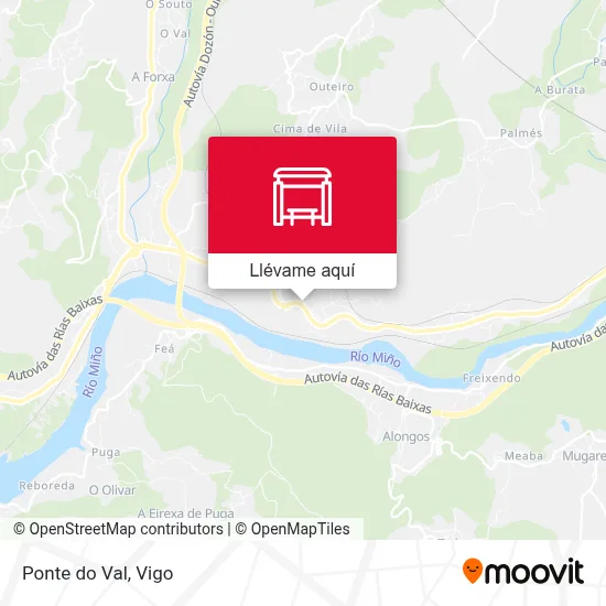 Mapa Ponte do Val