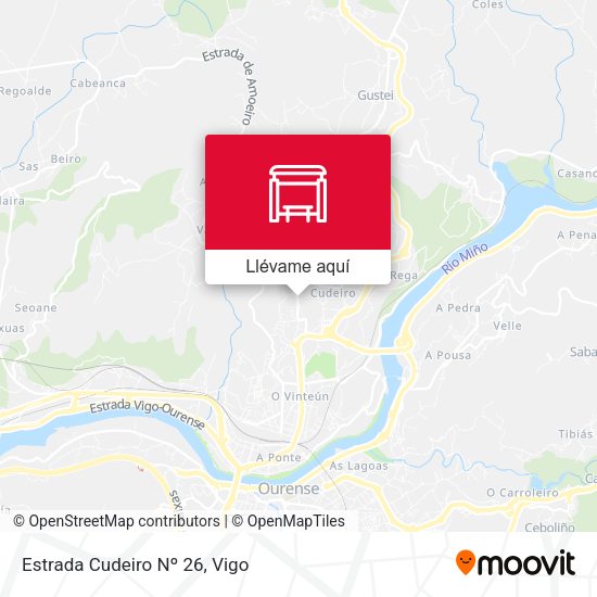 Mapa Estrada Cudeiro Nº 26