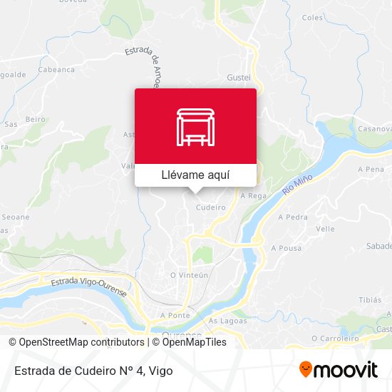 Mapa Estrada de Cudeiro Nº 4