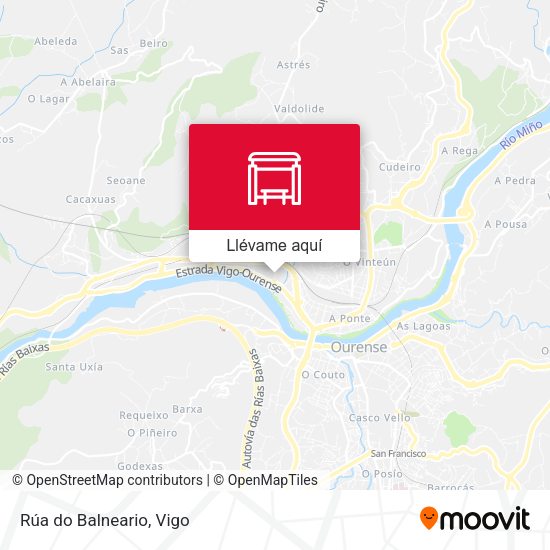 Mapa Rúa do Balneario