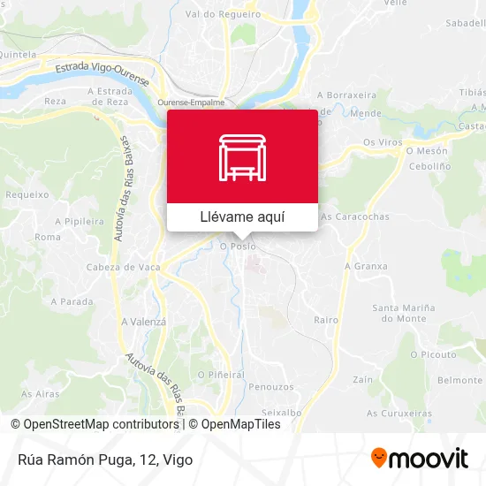 Mapa Rúa Ramón Puga, 12