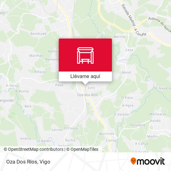 Mapa Oza Dos Ríos