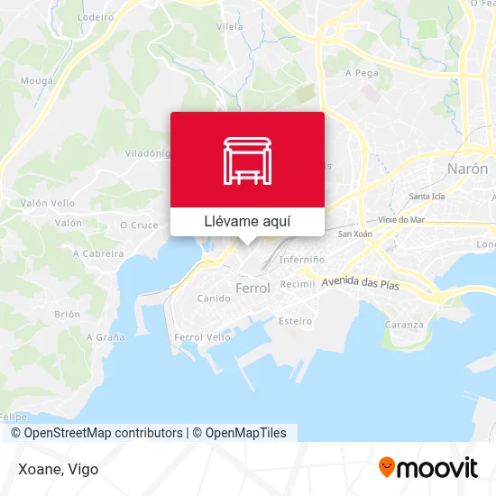 Mapa Xoane