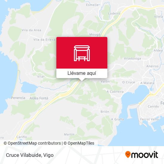 Mapa Cruce Vilabuide