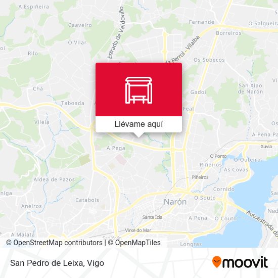 Mapa San Pedro de Leixa