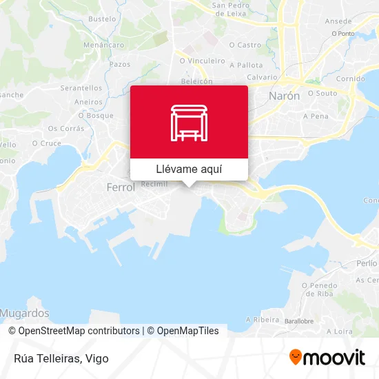 Mapa Rúa Telleiras