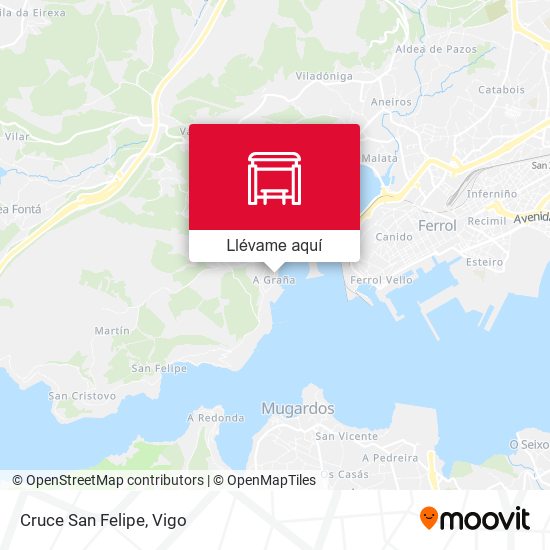 Mapa Cruce San Felipe